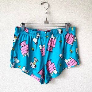 Snoopy Charlie Brown Shorts Pajamas Women's M